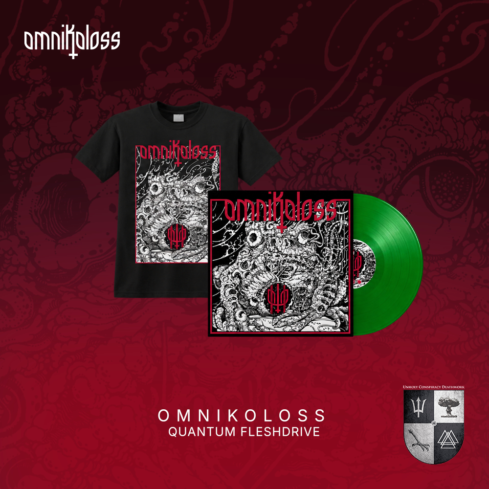 OMNIKOLOSS - HYPNOTOAD GREEN 12" + SHIRT BUNDLE